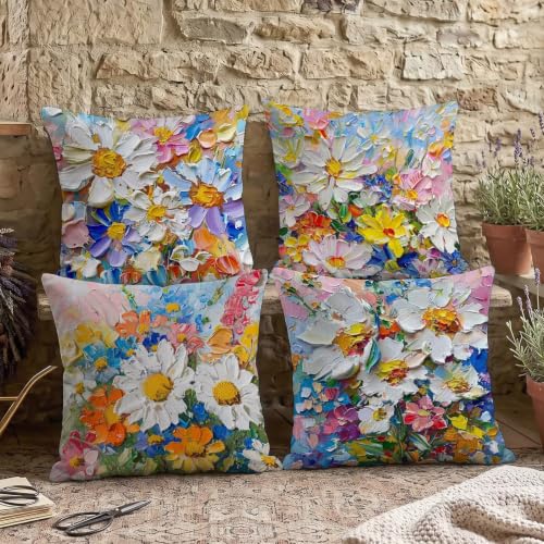 Housses de coussin 65x65cm imperméables grand format velours pour déco maison - 5