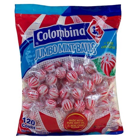 Peppermint Balls - Jumbo Mint Balls by Colombia