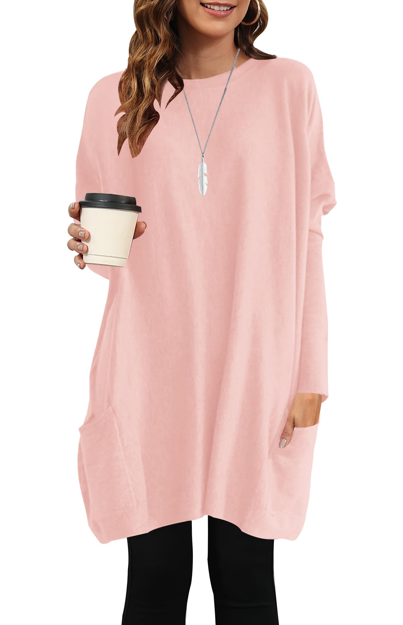 LOTUCY Girocollo Mama Felpa Donna Girocollo Casual Oversize Pullover