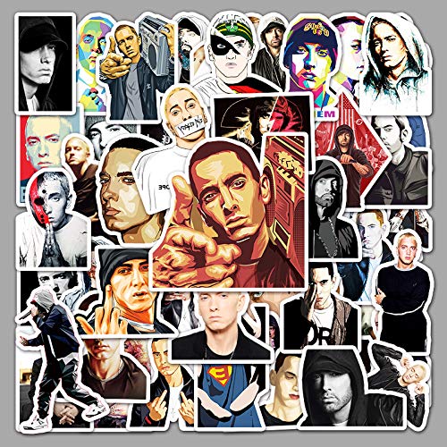 JZLMF 50 cartoon rappers graffiti stickers suitcase laptop scooter car decoration stickers SHANWEILU