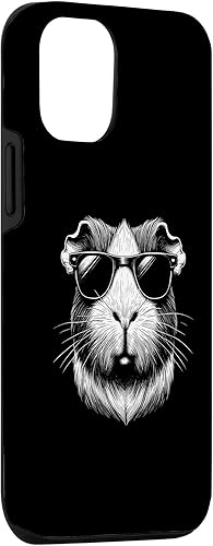 Miniatura 6 de iPhone 12 mini Cool conejillo de indias con gafas de sol de conejillo de indias amante caso