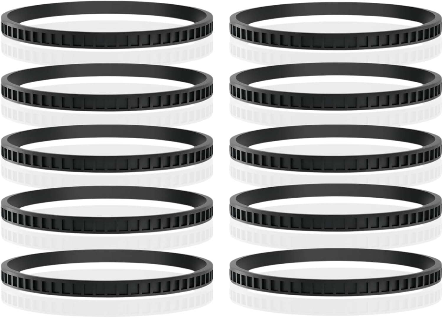 10 Pack 45-69-0010 Replacement Blade Pulley Tires Deep Cut Band Saw - for Milwaukeie 6230 6232-6 6238-20 2729-20, P-ortaband AO2807 6225 6238N - Rubber Drive Belt for Band Saw Wheels