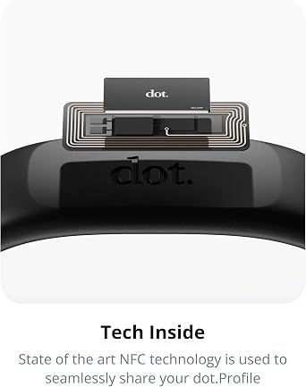 dot. Pack - Digital Business Card Starter Pack - Tap to Share - iPhone & Android (Black)