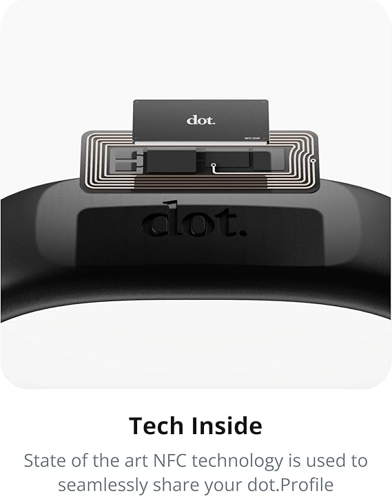 dot. Pack - Digital Business Card Starter Pack - Tap to Share - iPhone & Android (Black)