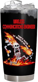 Tumbler Gift For Wireless Communications Engineer Gift, Funny retirement Wireless Communications Engineer Appreciation gift boss coworker birthday Christmas friends