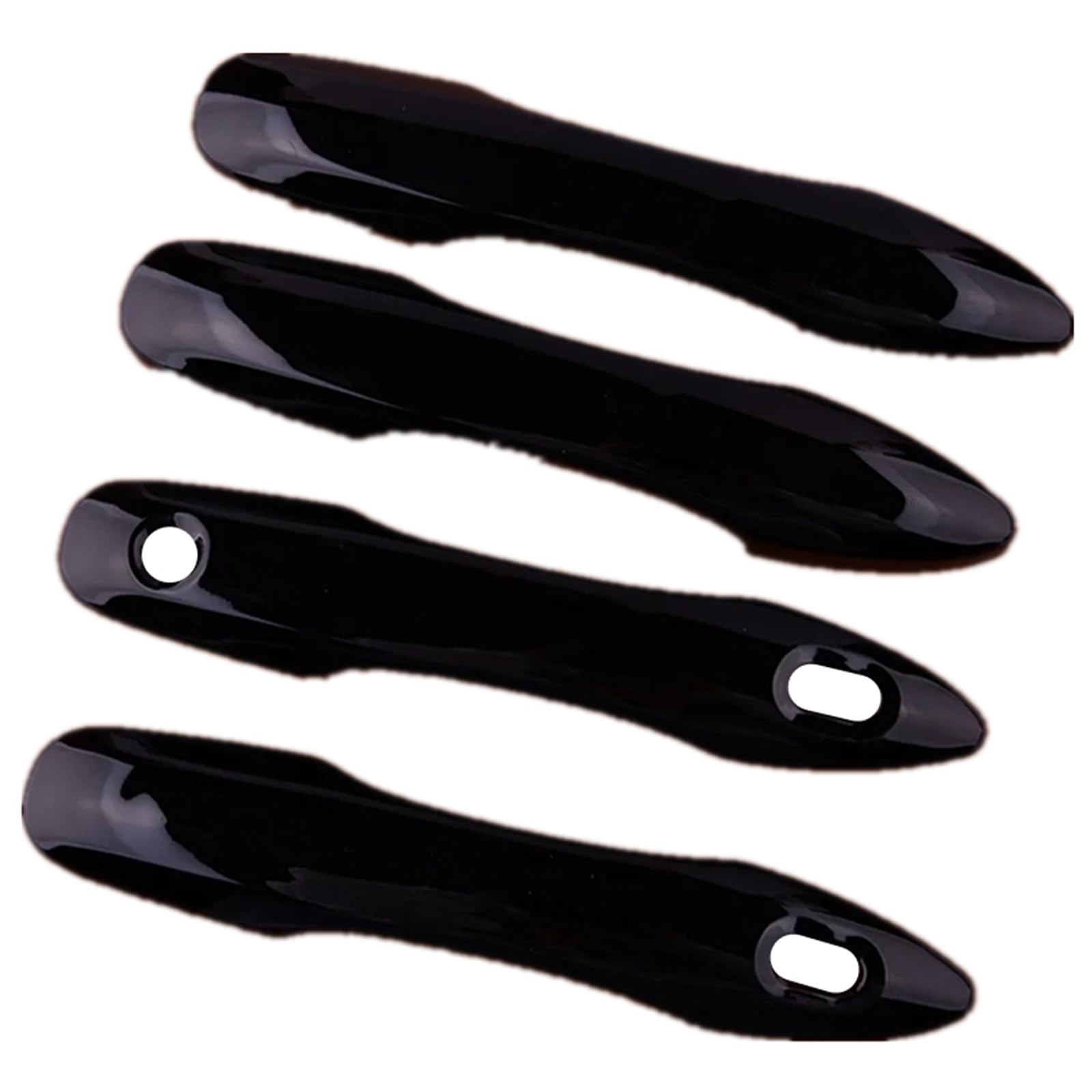 RDWSPLI Exterior Handle Shell Compatible with Toyota for Corolla for Hatchback 2019-2023 Door Handle Covers Trims with for Smart Entry Black ABS 4Pcs Exterior