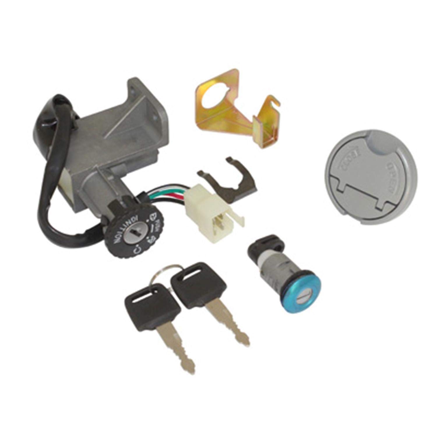 Kit serrure P2R Scooter Kymco 50 Agility 4 fils+1fils Neuf