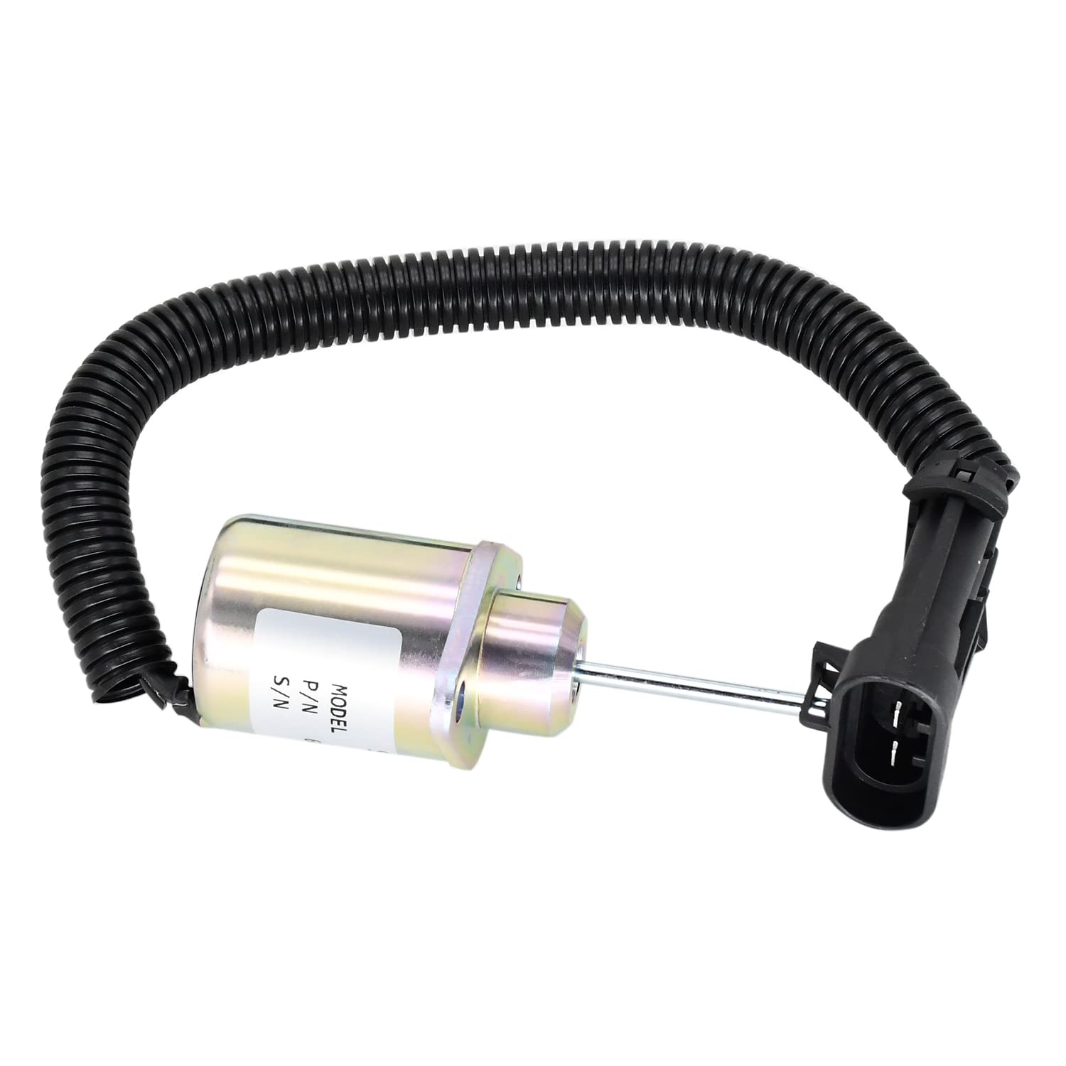 Solenoide di arresto carburante 6691313 6691498 compatibile con Kubota Engine V2203 V2403 V2003 V1505 compatibile con Bobcat Skid Steer Loader 329 331 334 335 337 341 425 escavatore B300 BL370 E32