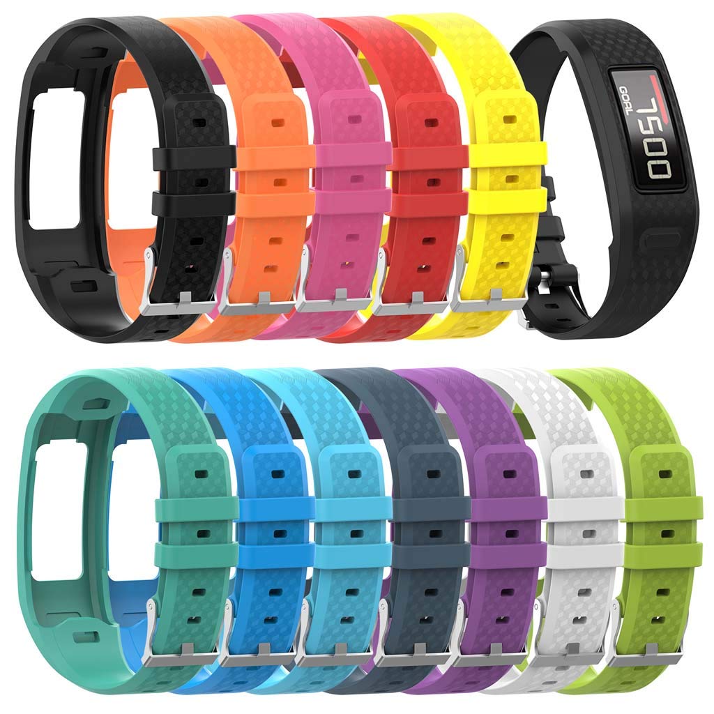 Cinturino Di Ricambio In Silicone Per Garmin Vivofit 1 E Vivofit 2, Regolabile, Morbido, Disponibile In 10 Colori - 5
