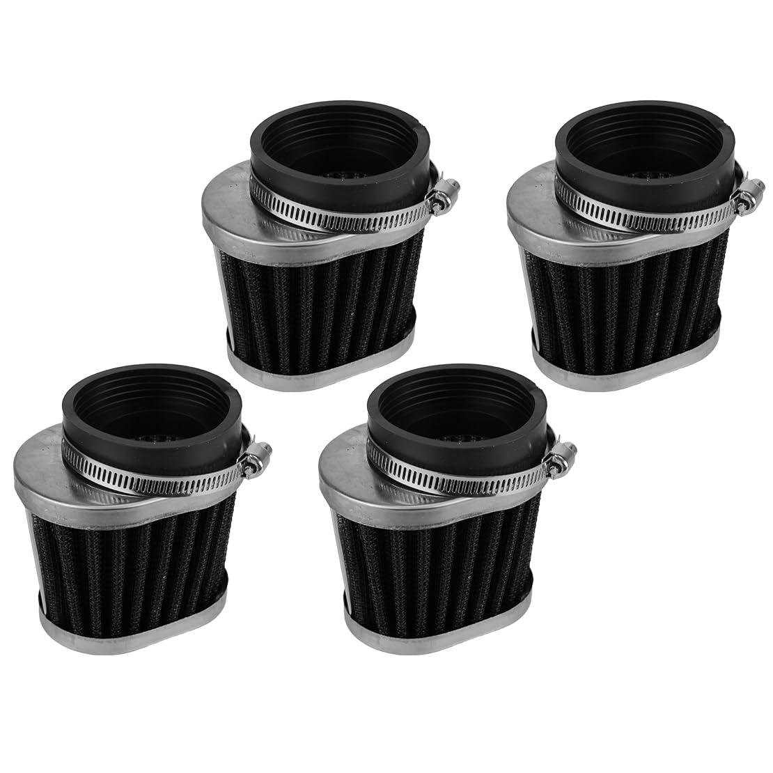 4 unidades de filtro de aire de carburador de 54 mm compatible con Honda CB650 CB750C Kawasaki GPZ750 KZ1000J
