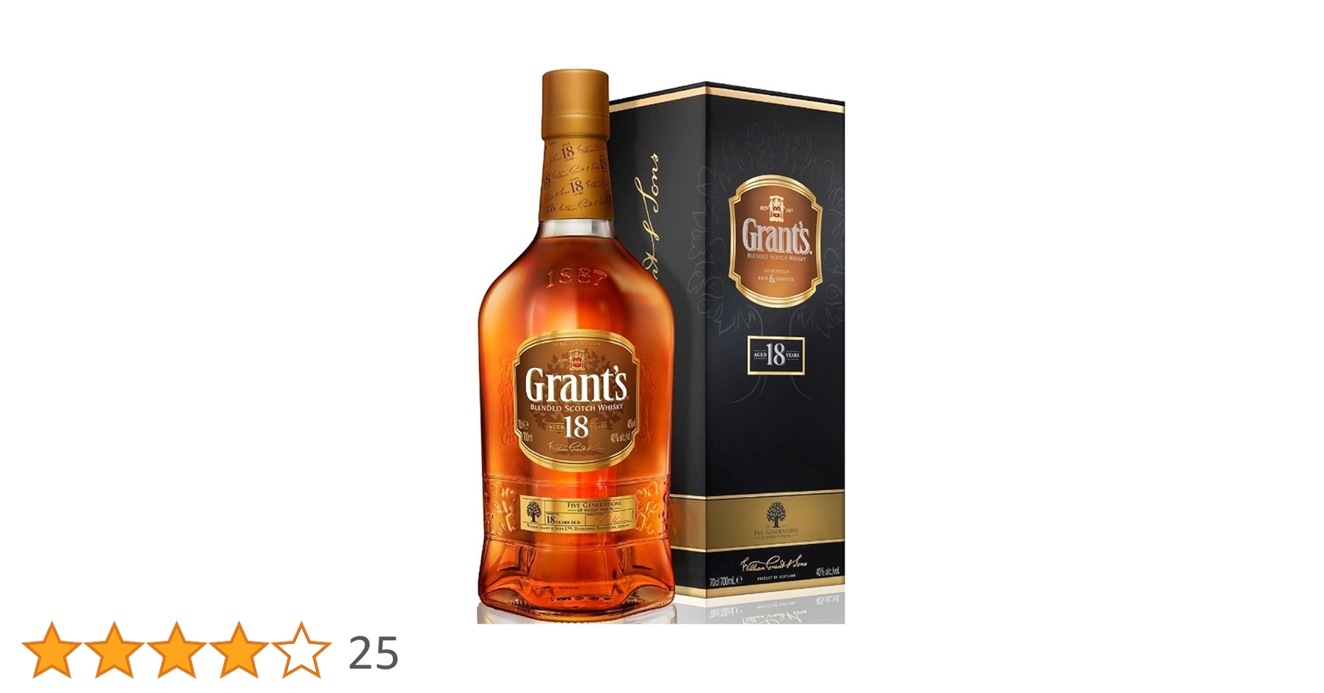 Amazon.co.jp: グランツ 18年 [ ウイスキー イギリス 700ml