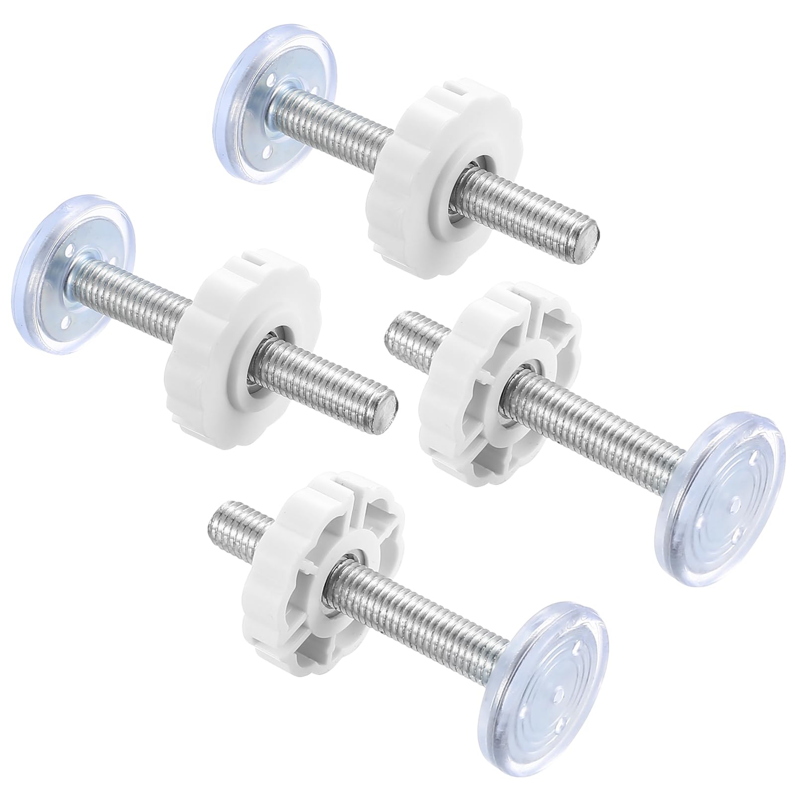 4 Sets Filetées de Broche Tiges Pression, M10 Tiges Filetées Tige Filetée pour Barrière Bébé, Protecteur Mural de Sécurité, pour Barriere de Securite Enfant Escalier Animaux de Compagnie(80mm) - 1
