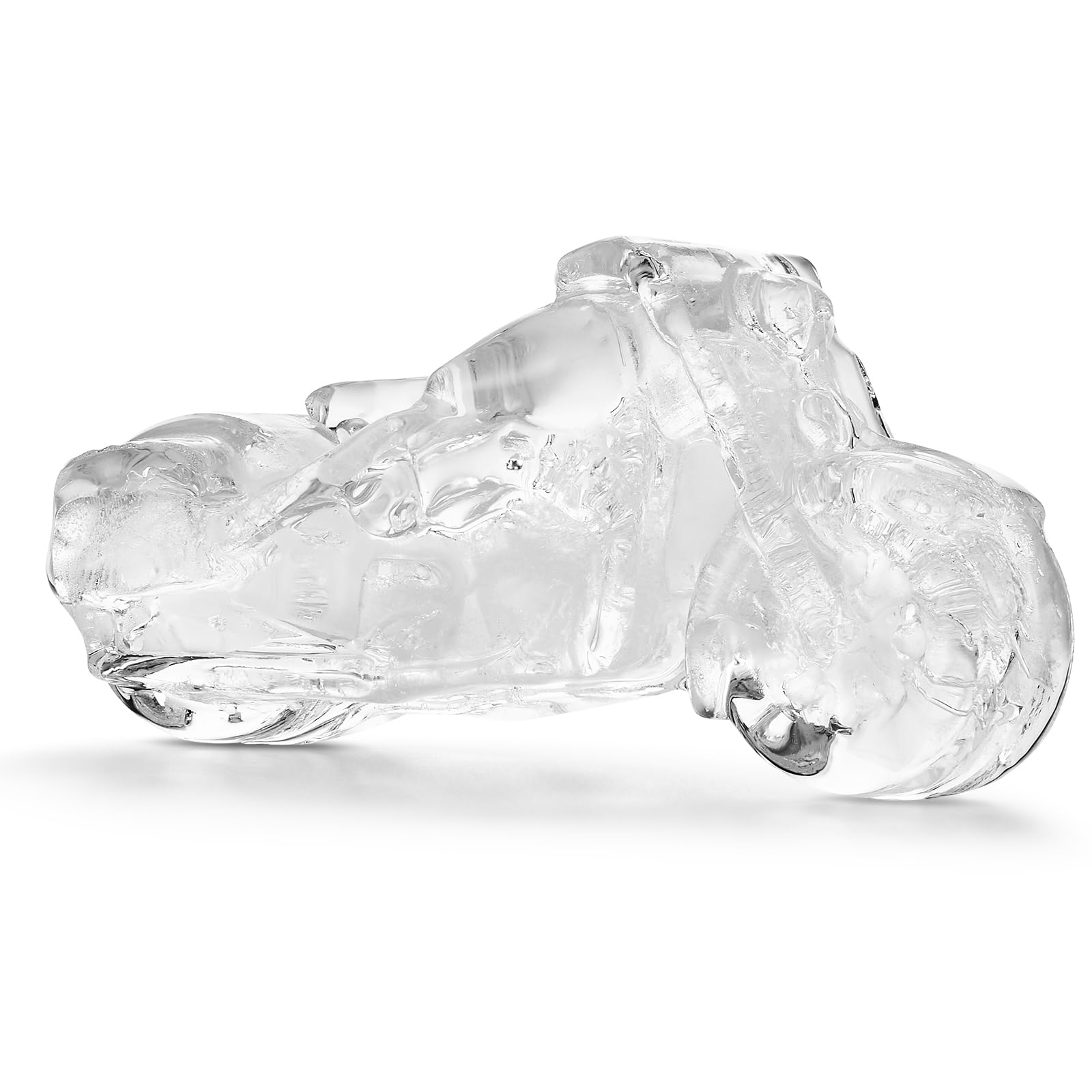 Nax Caki Bandeja de cubitos de hielo 3D para motocicleta, molde grande de silicona con formas divertidas para whisky, cócteles, bourbon, regalos de motocicleta para hombres, regalos de calcetín de