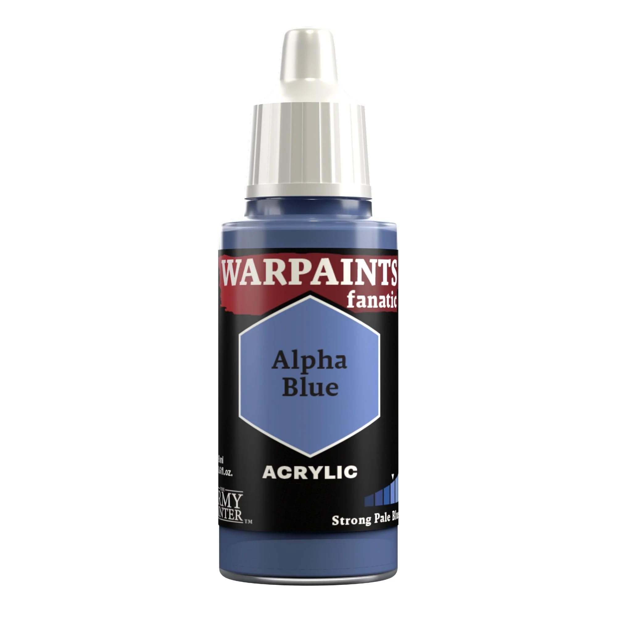The Army Painter Warpaints Fanatic: Alpha Blue 18ml Acrylic Paint WP3022P