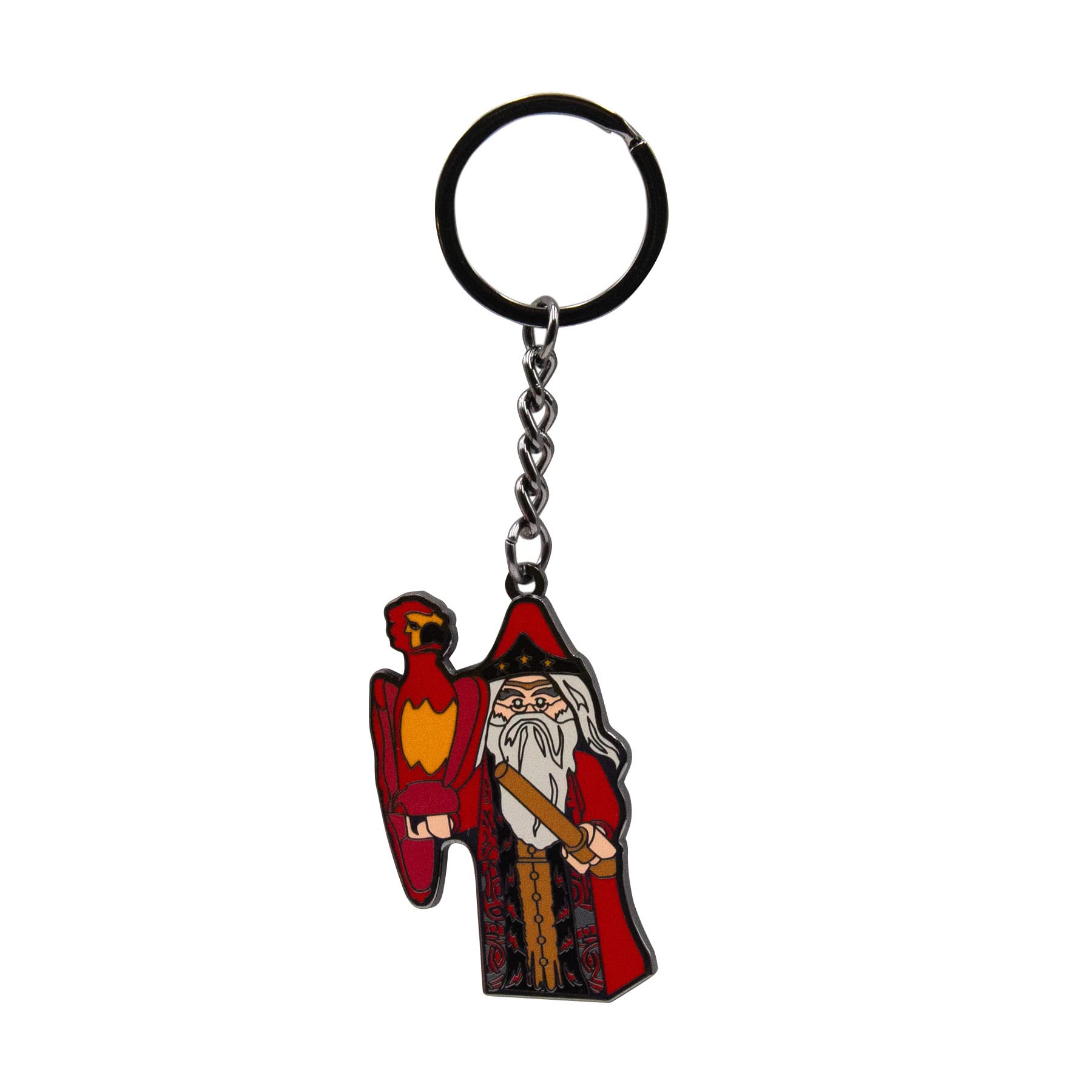 LEGO Harry Potter Enamel Keychain - Albus Dumbledore (53278), Red, S