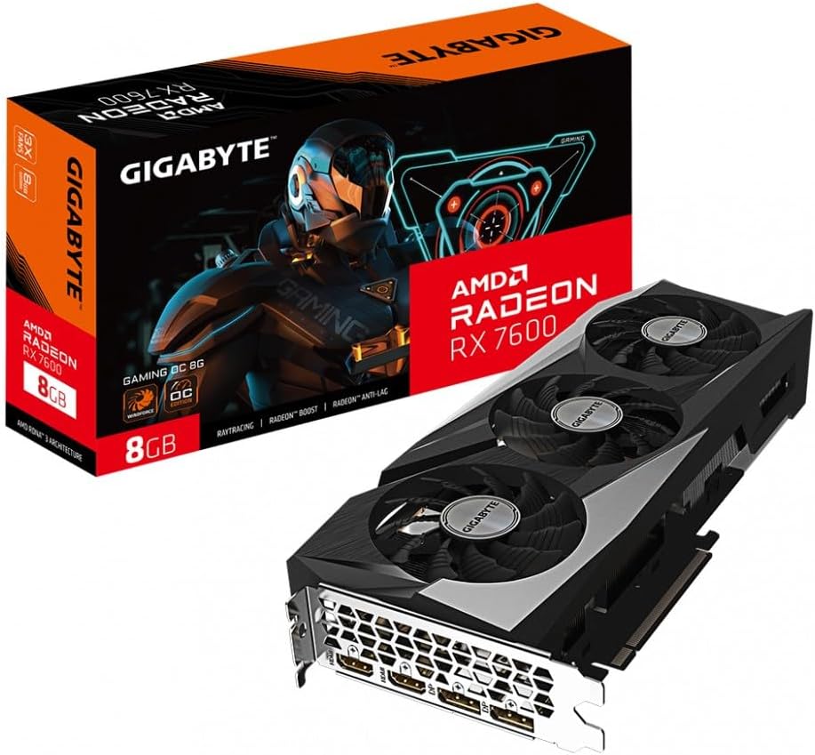 Gigabyte VGA GBT RX 7600 8GB Gaming OC Gigabyte VGA GBT RX 7600 8GB Gaming OC