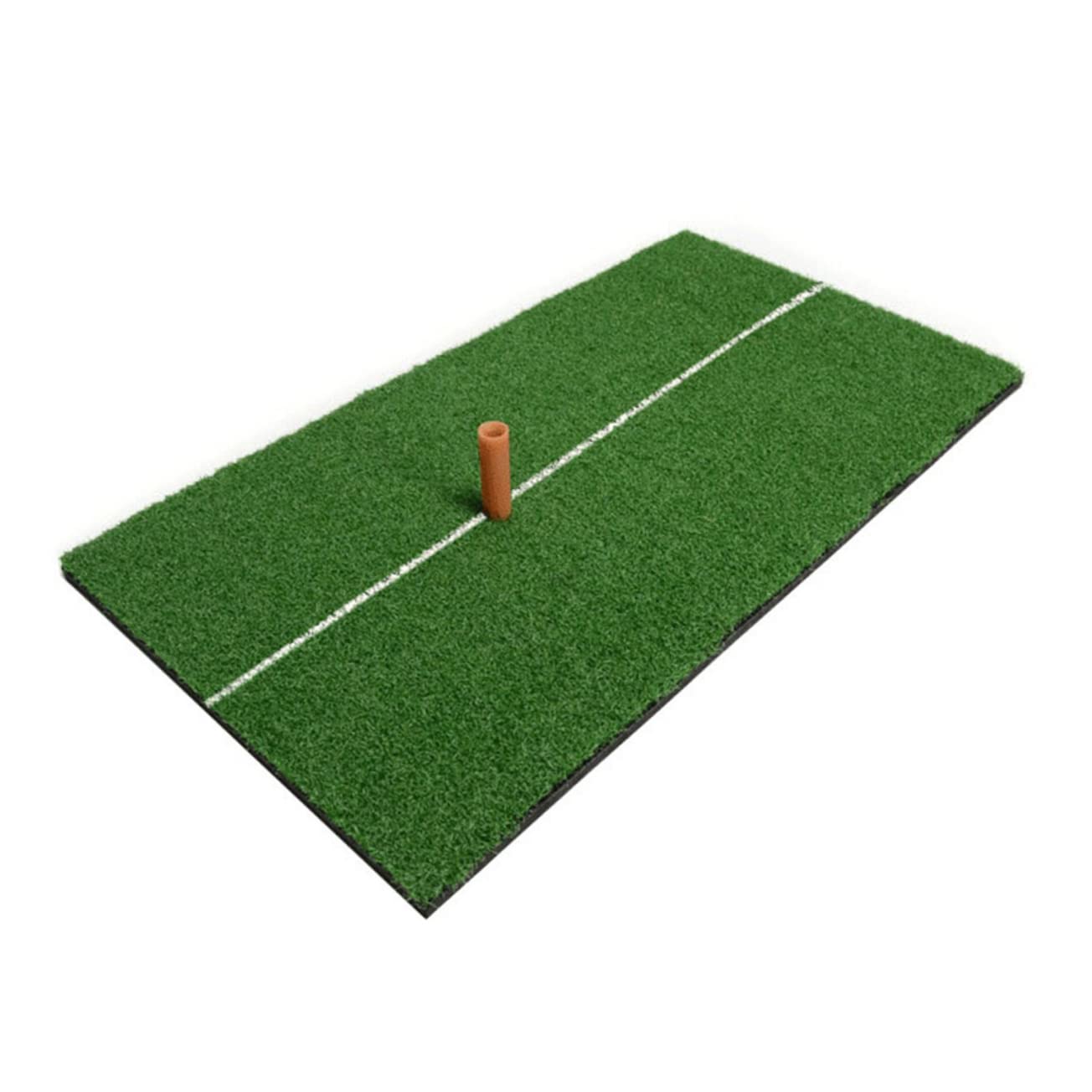ifundom 1Pc Indoor Golf Practice Mat Swinging Cushion with Tee Durable Indoor Mat for Home Office Use for Golf Enthusiasts Thick Padding for Reliable Protection