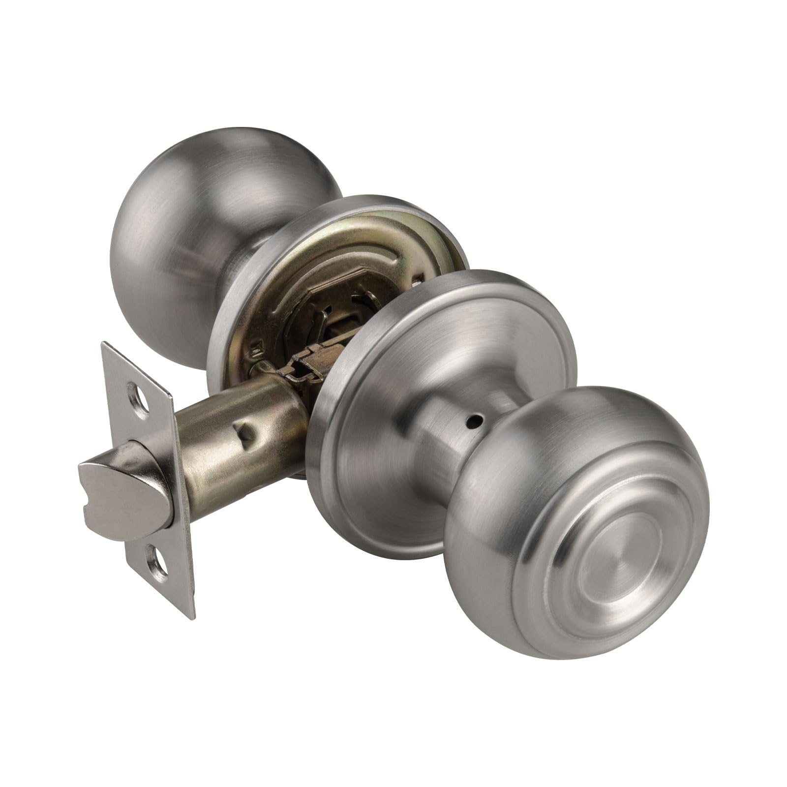 Black Door Knobs with Lock - 6 Pack for Bathrooms & Bedrooms -7 Black Door Knobs with Lock - 6 Pack for Bathrooms & Bedrooms -7
