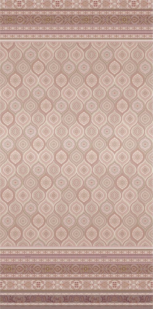 Bassetti Hanbury Foulard aus 100% Baumwolle in der Farbe Cipria P1, Maße: 180x270 cm -9330046