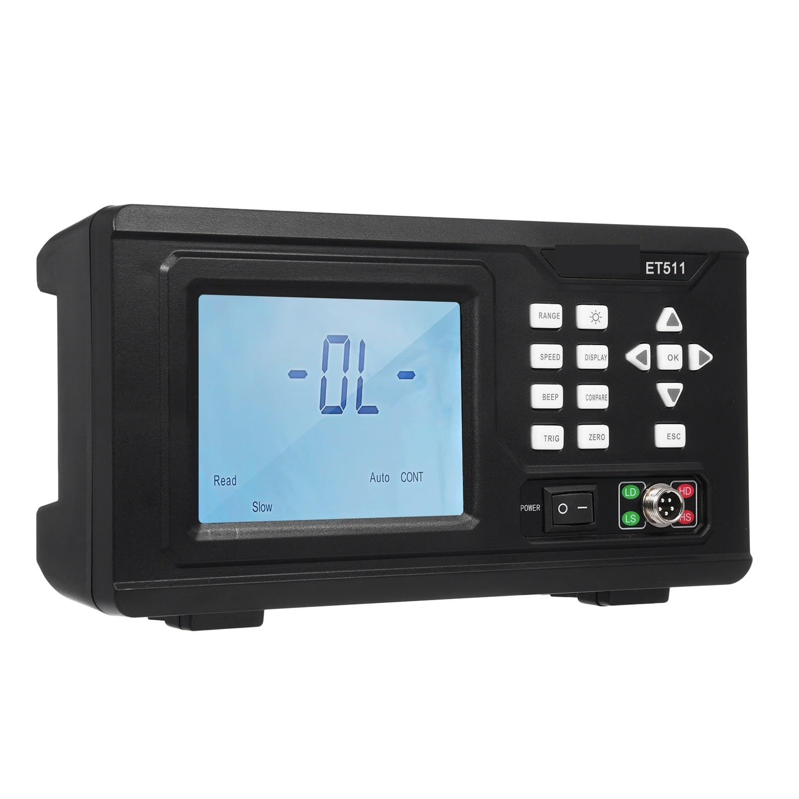 ET511 DC Tester A Bassa Resistenza Milliohm Meter Tester Di Microresistenza Tester A Bassa Resistenza LCD A Corrente Continua per prese domestiche, fusibili, batterie