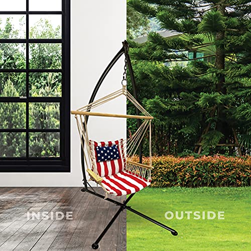 Backyard Expressions Hammock Swing Stand For Indoor/Outdoor, Heavy Duty Hanging Chair Stand thumb #5