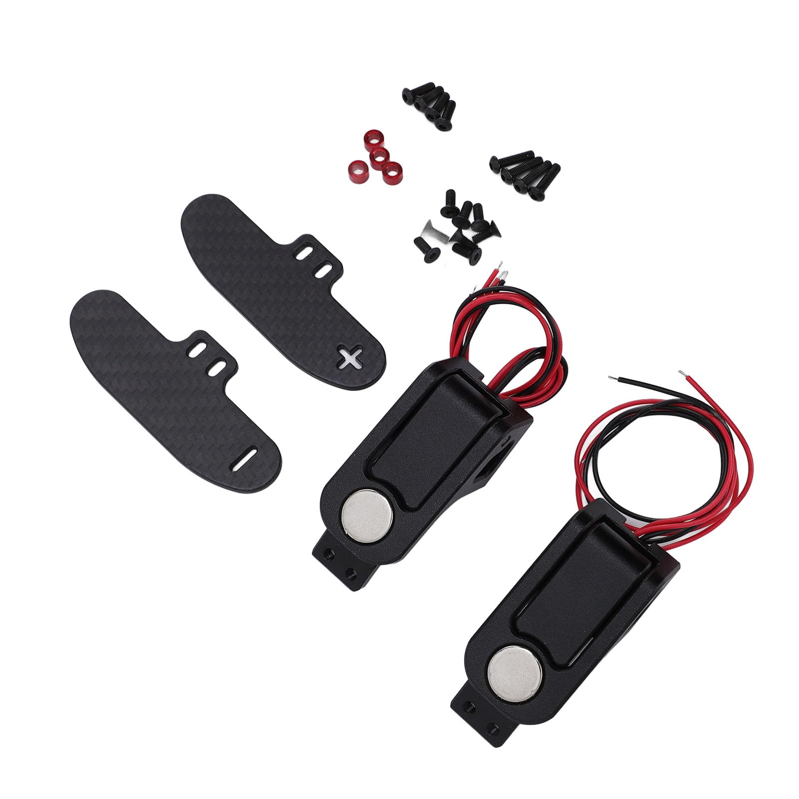 Generic Wspornik CNC ze Stopu Aluminium Magnetyczna Dźwignia Zmiany Biegów do Kierownicy Fanatec, łatwa Instalacja Łopatka Zmiany Biegów dla Graczy w Gry Wyścigowe