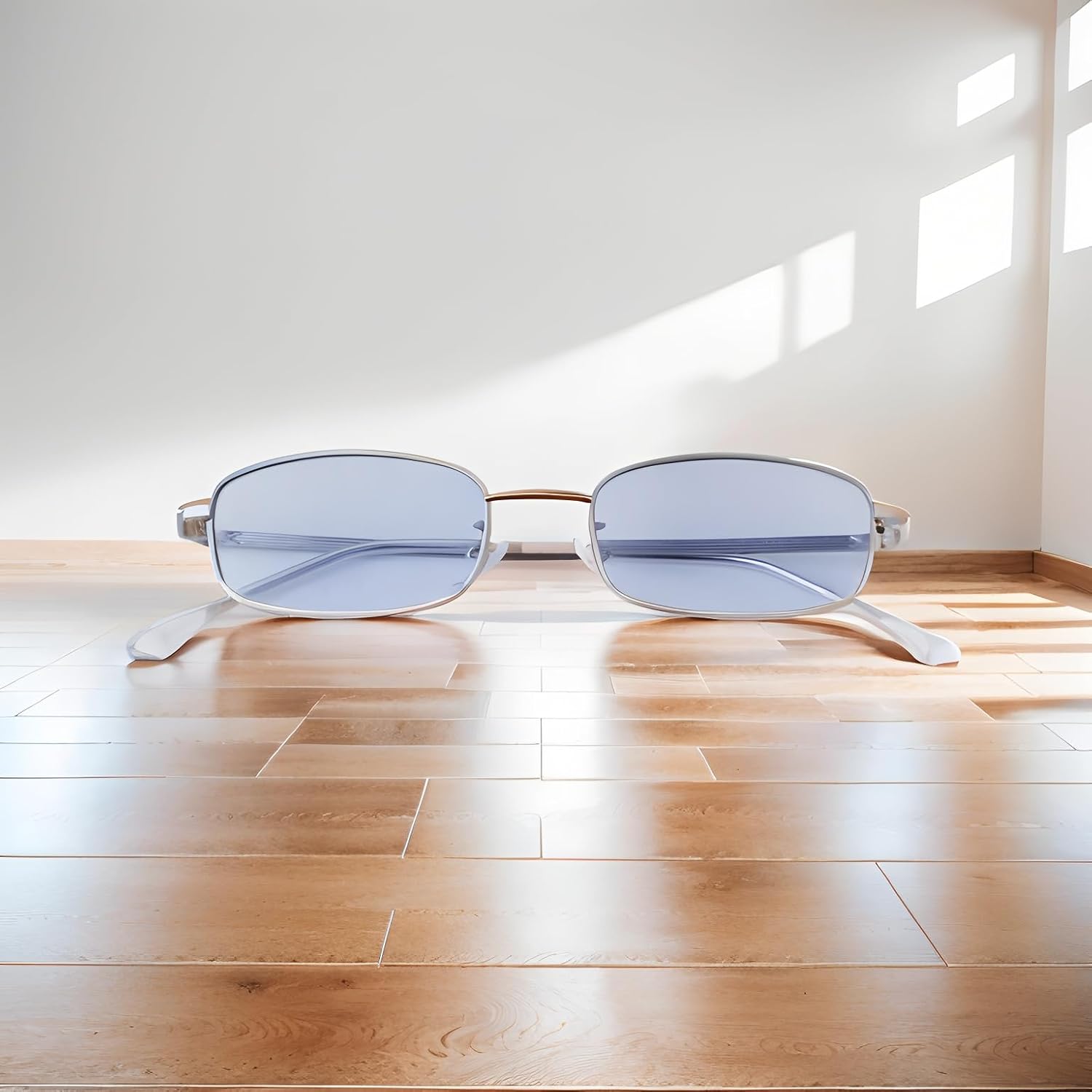 ADE WU Fashion Rectangle Sunglasses for Women Men Retro Small y2k Narrow Rectangular Sun Glasses 90s Unisex Stylish - Image 4