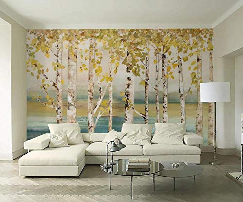 3D Wallpaper Alpine Flowing Water Tianchi Snow Mountain Woodland Landscape Painting Tv Background Living Room Sofa Tv Bedroom Wal Wallpaper Living Room for Bedroom Rose Blue mur-150cm×105cm