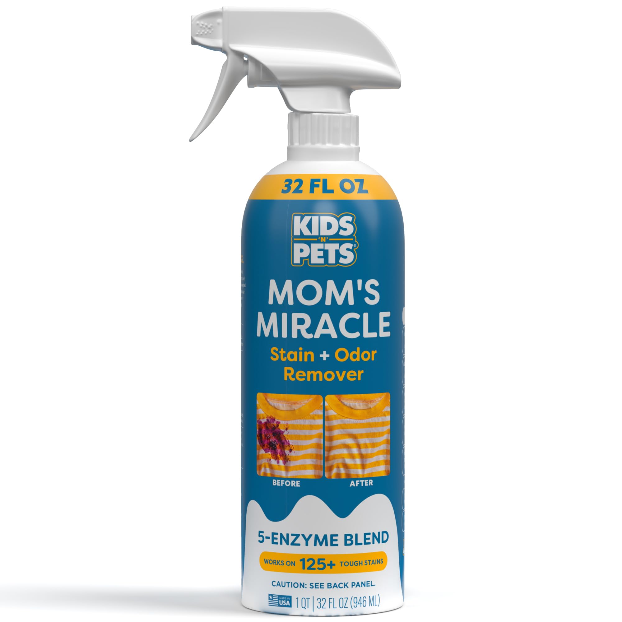 KIDS 'N' PETS Mom's Miracle Stain and Odor Remover, 32oz