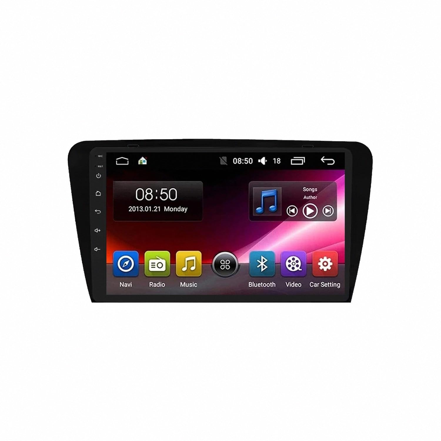 Navegador de coche con Android Auto para Skoda Octavia 3 8