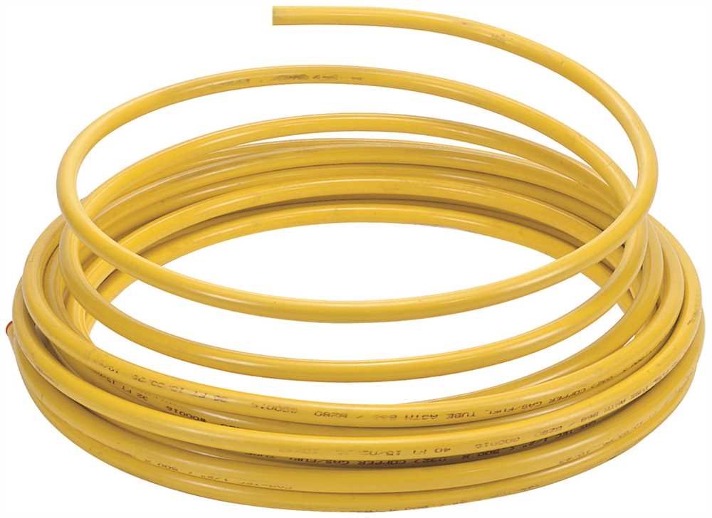 Mueller Streamline DY08050 1/2 in. O.D. x 50 ft. Dehydrated Yellow Plastic Coated Soft Copper Tube