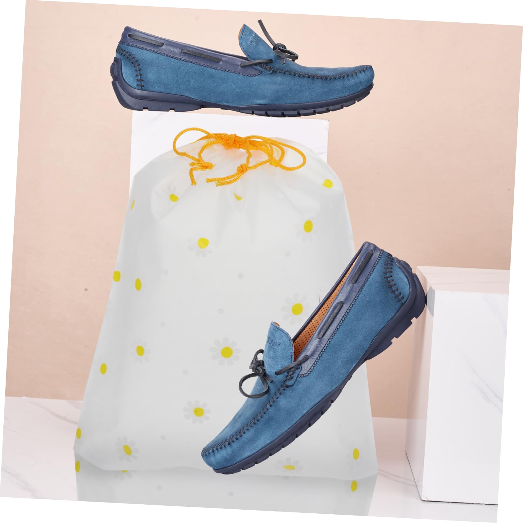 Ciieeo 2 Juegos Bolsa De Almacenamiento De Zapatos Bolsas De Productos Reutilizables Lavables Bolsas Organizadoras De Maletas De Gasa Cajas Educación Física 25 Piezas * 2