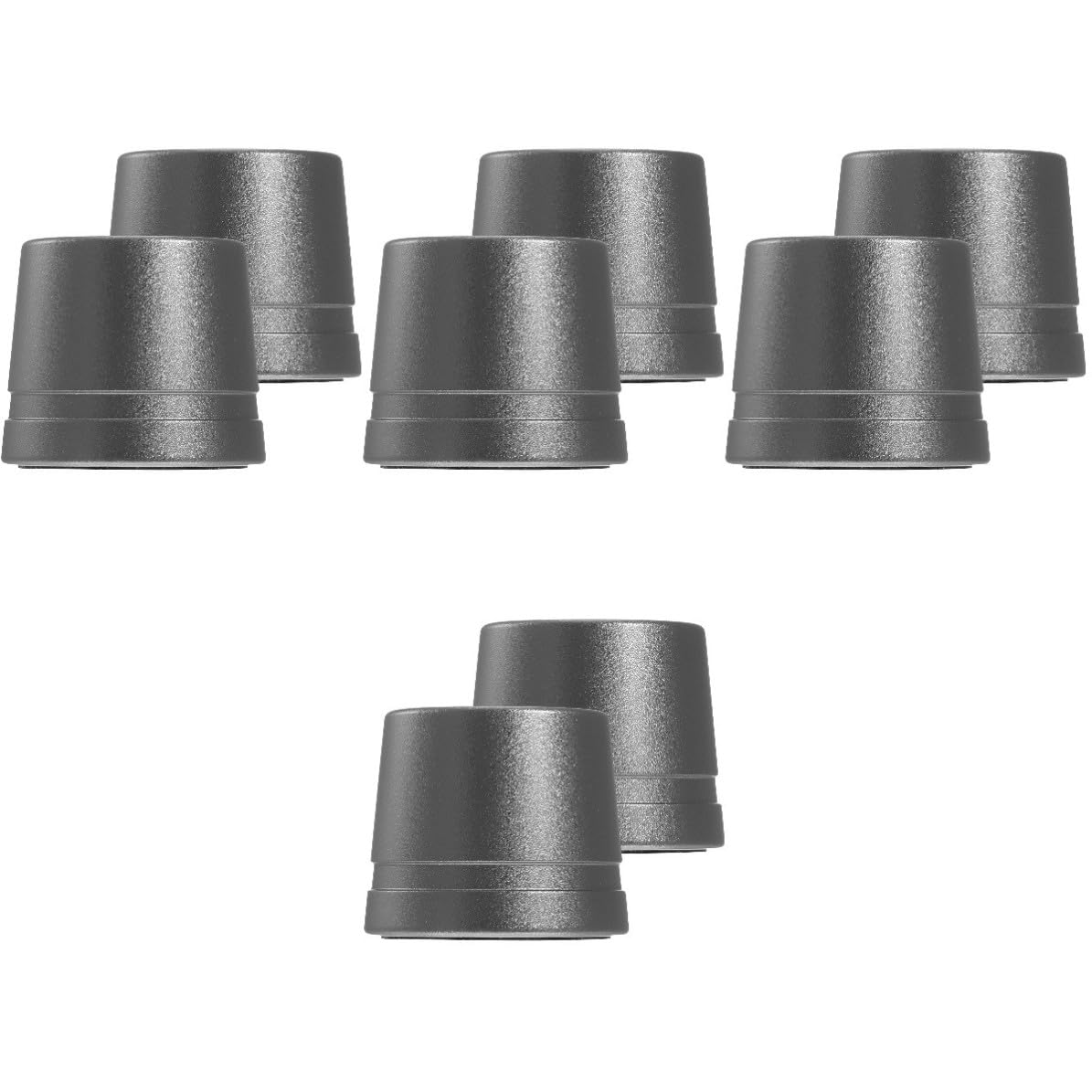 Operitacx 8 Pezzi Base Porta Rasoio Manuale in Alluminio Nero, Supporto | Porta Rasoio di Sicurezza, Uso Semplice, Base Resistente All'usura, Contenitore Compatto per Bagno
