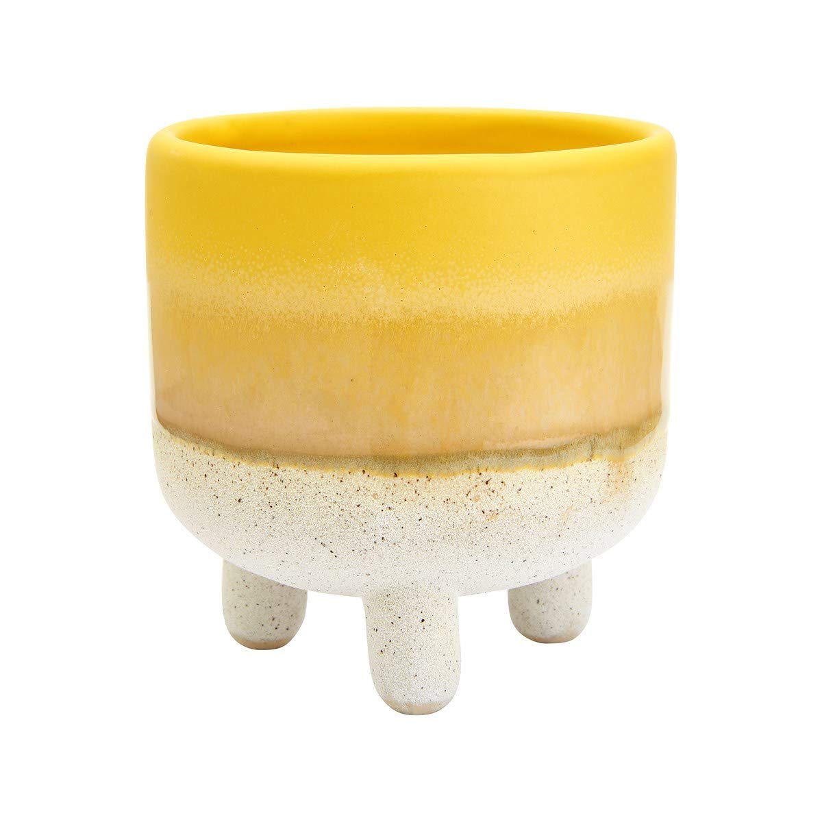 Sass & Belle Mojave Glaze Yellow Planter