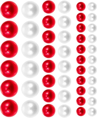 Healifty Relleno de jarrón de Navidad perlas flotantes cuentas de perlas de perlas rellenos de jarrón para jarrones Navidad sin llama caramelo