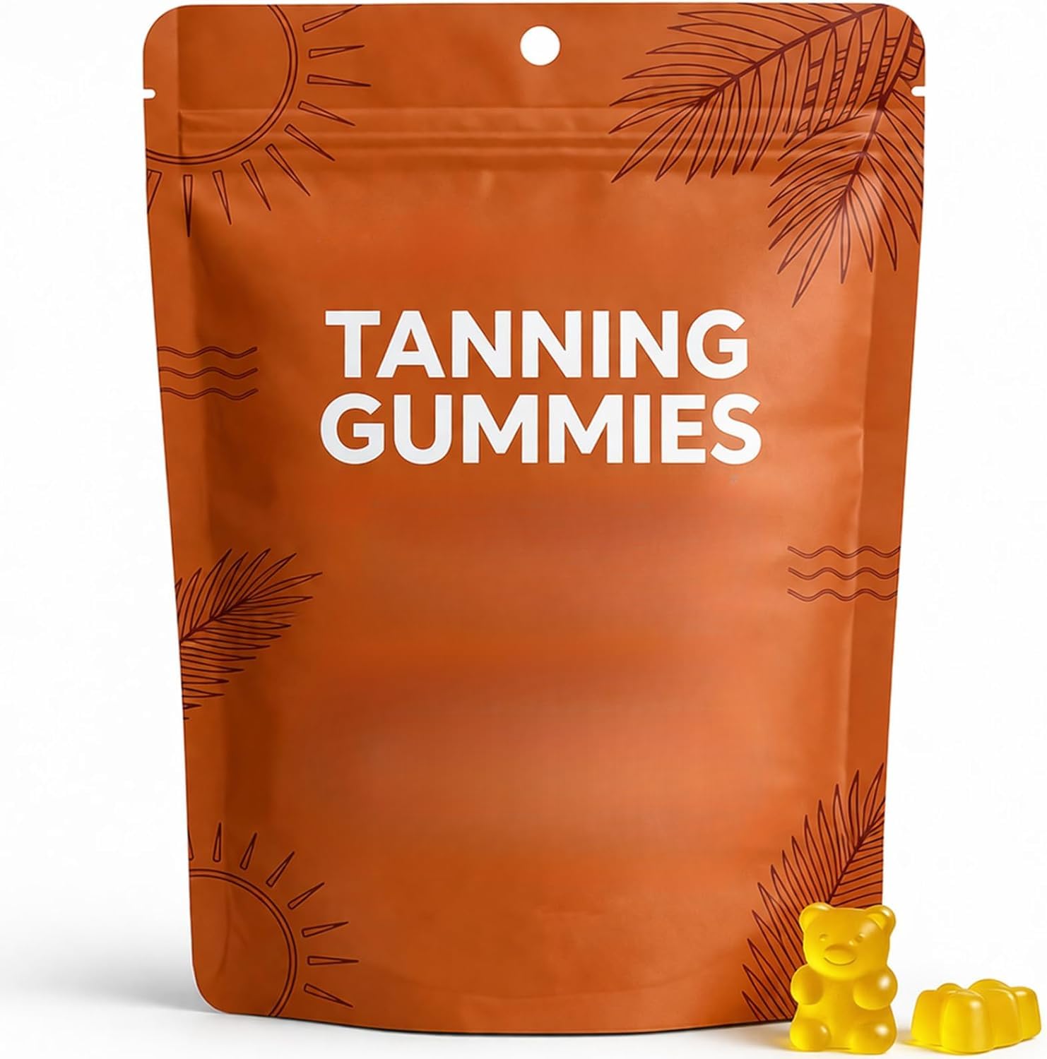 Gomme abbronzanti per la pelle - Integratore naturale di bagliore senza sole - Gomme per una carnagione dorata e radiosa