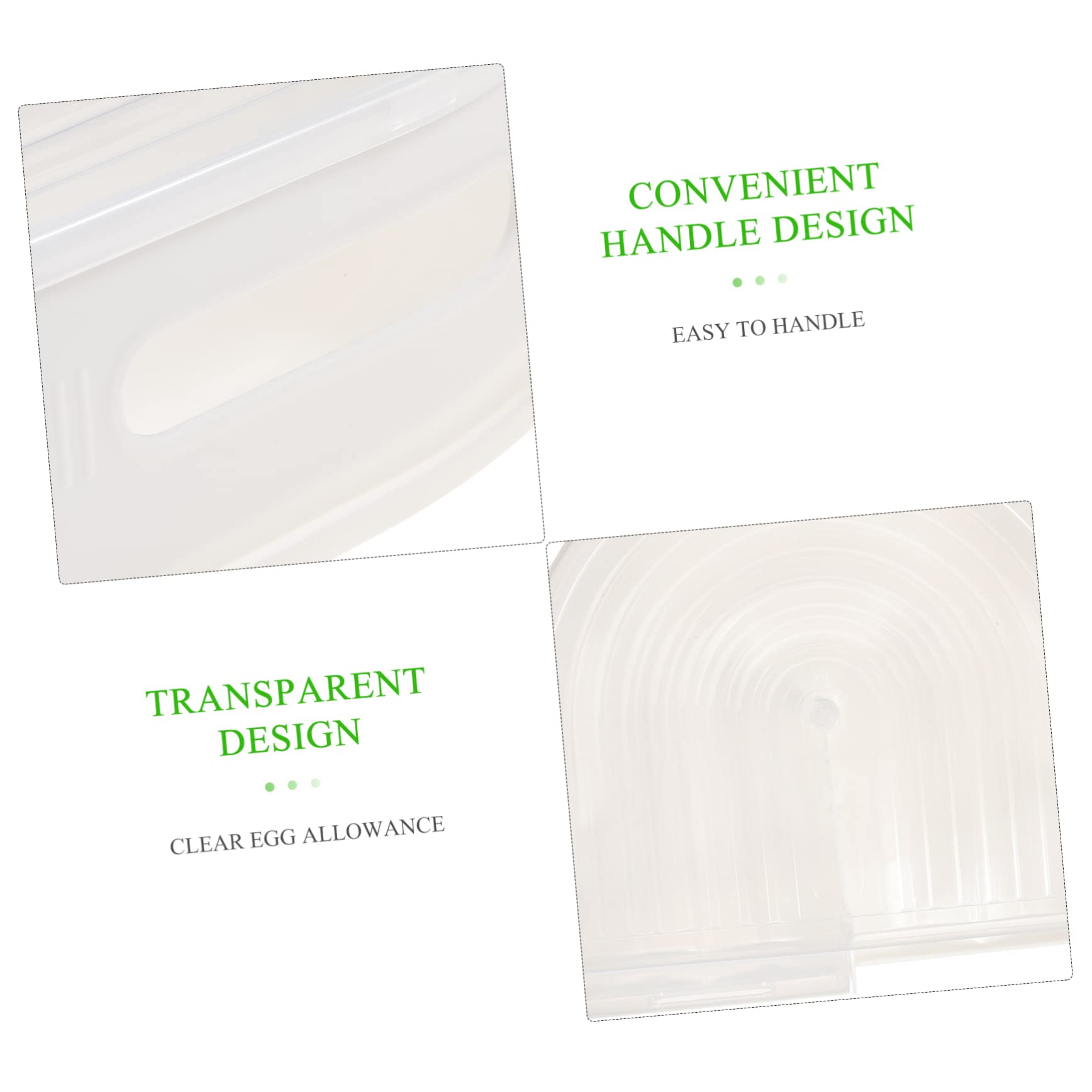 Healeved Organizador De Huevos Para Refrigerador Huevera Transparente y Apilable Accesorio De Cocina Para Almacenamiento De Huevos Reutilizable Diseño Inclinado Para Fácil Acceso