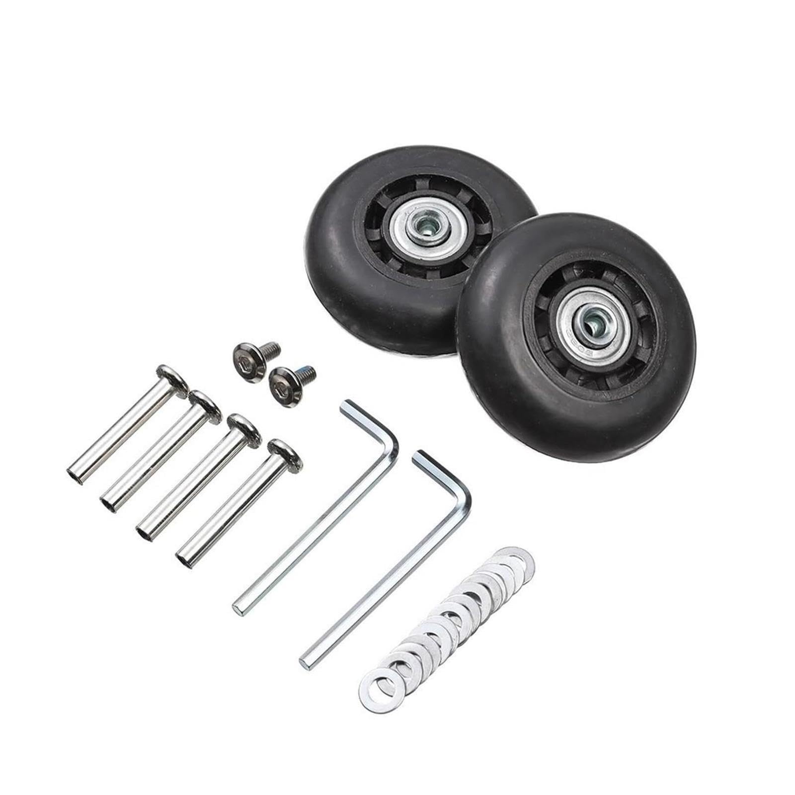 Kit di riparazione delle ruote girevoli for bagagli in gomma e metallo