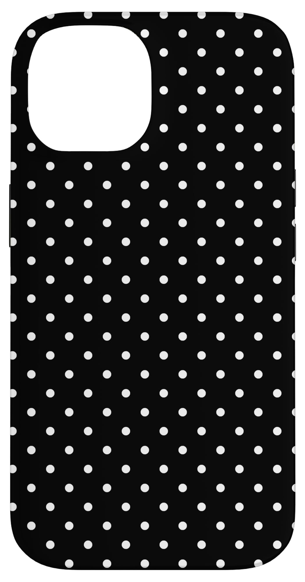 Polka Dot Pattern Black and White, Women Girls Polka Dots Case for iPhone 14