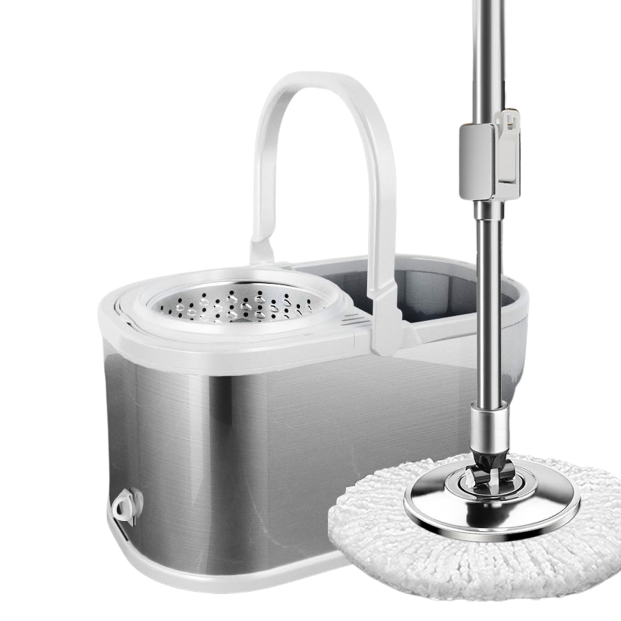 See full amazon price history chart for VAULT BHARAT Stainless Steel Bucket Mop with Bucket for Floor Cleaning with 1 Microfiber Refill, Wheels, Handle & Water Drainage, Heavy Duty, Cleaning mop, Model: V61 VAULT BHARAT Stainless Steel Bucket Mop with Bucket for Floor Cleaning with 1 Microfiber Refill, Wheels, Handle & Water Drainage, Heavy Duty, Cleaning mop, Model: V61 (B0D7MCTTQ6) Amazon Price History, Amazon Price Tracker