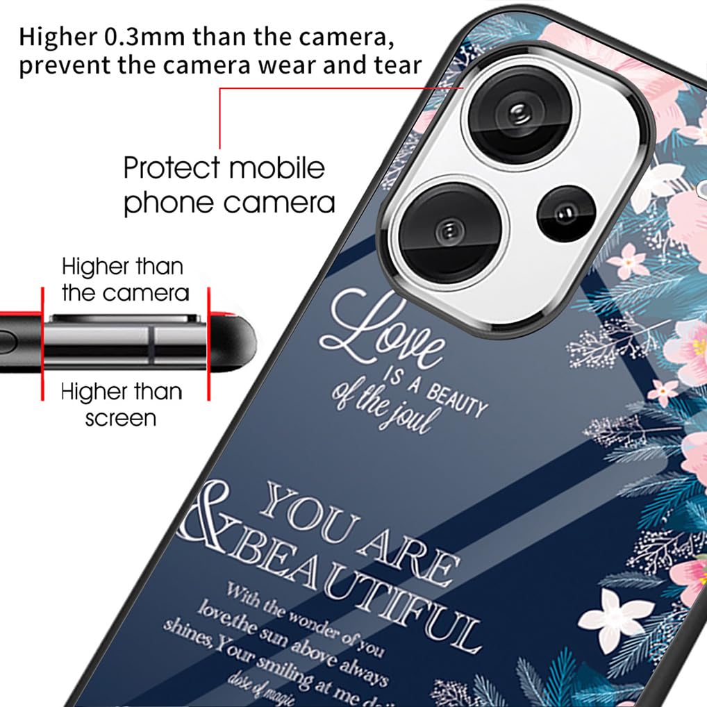 Cover In Vetro Temperato Per Xiaomi Redmi Note 13 Pro Plus 5G – Fantasia Legno, Antiscivolo E Antiurto - 4