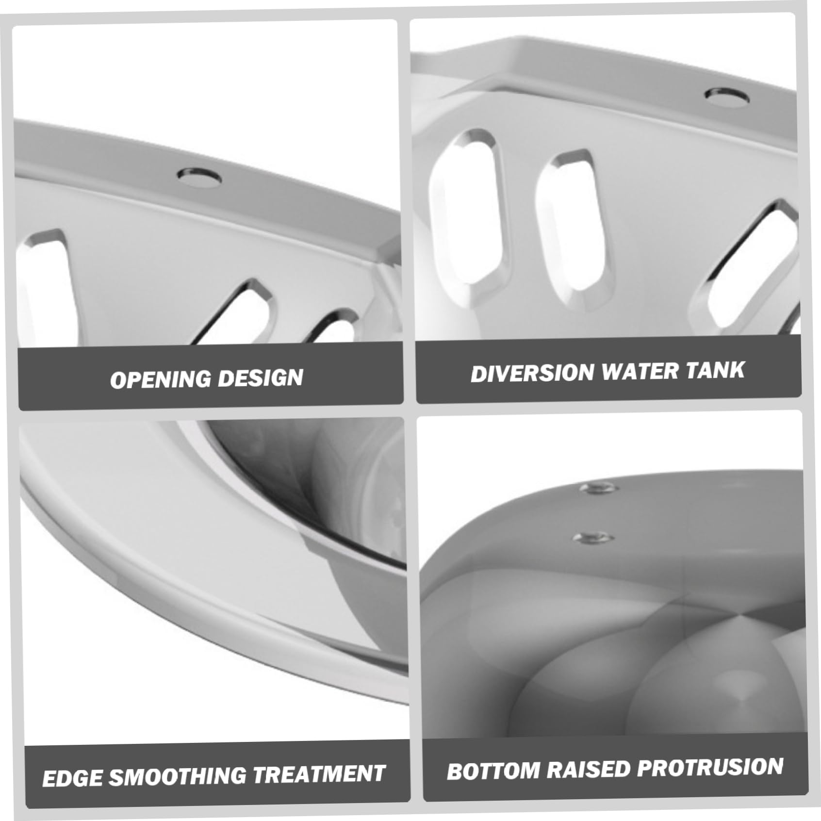 Sitz Bath portatile sopra il WC, bidet da viaggio, anti-traboccamento, 14 x 15 x 4 cm, attacco bidet per emorroidi, cura privata dopo il parto (grigio trasparente), Figürchen