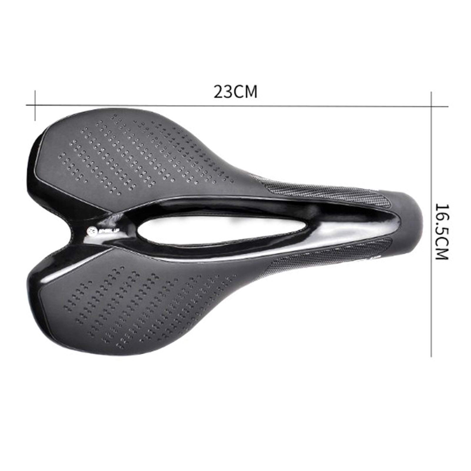 Coprisella Bici，Coprisella Cyclette 2CPS New Carbon Fiber Road MTB Sella Sella Uso Materiale del Carbonio Pad Elastico Traspirante Super Light Cuscini in Pelle Bicycle Accessory