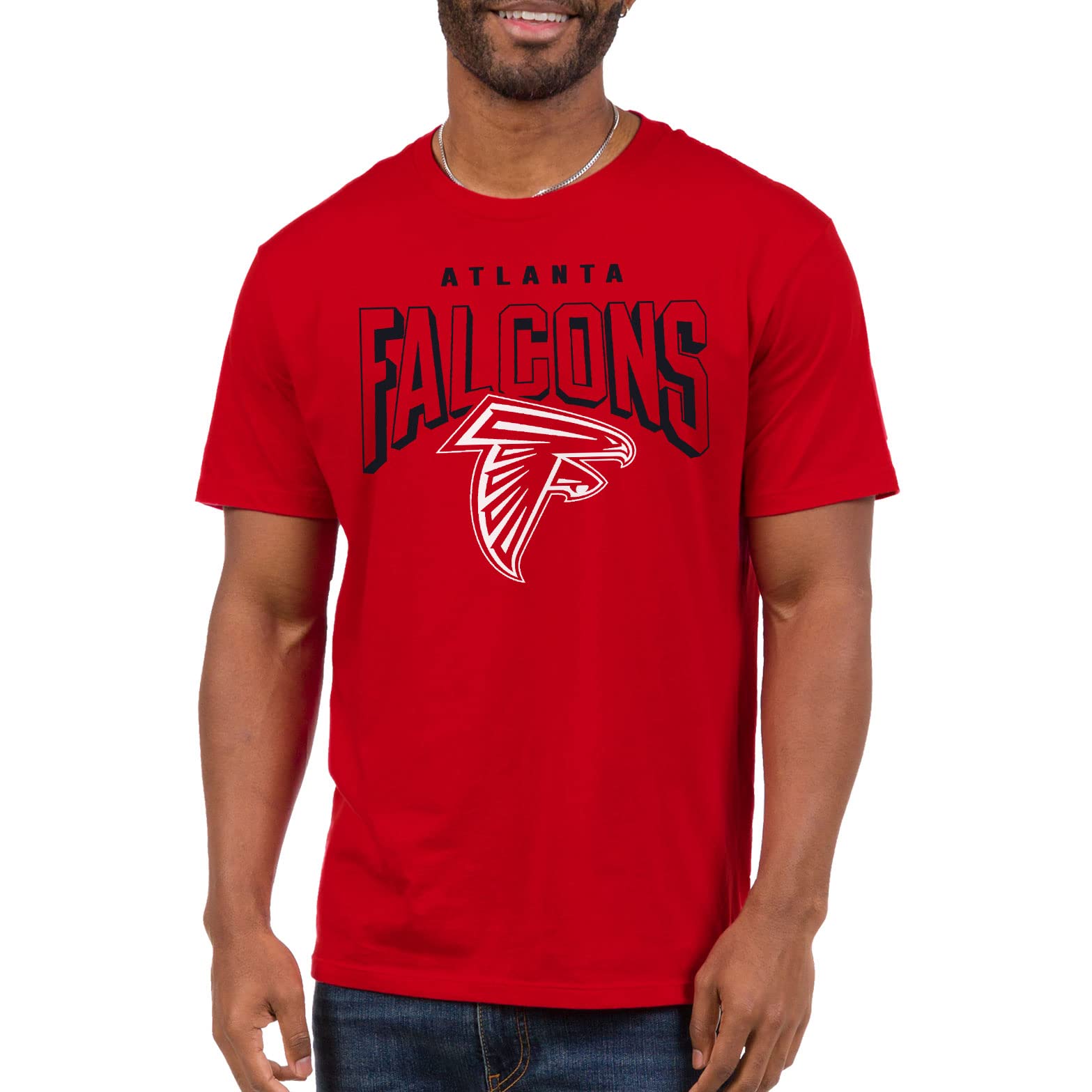 Junk Food Clothing x NFL - Bold Logo - Short Sleeve Fan Shirt for Men and Women - Officially Licensed NFL Apparel