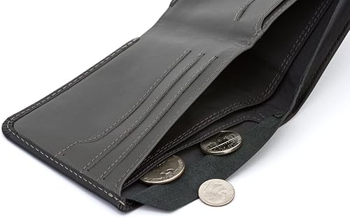 Miniatura 4 de Bellroy Hide  Seek Cartera diseño plegable de cuero delgado protección RFID capacidad para 5  12 tarjetas monedero sección de notas planas bolsillo