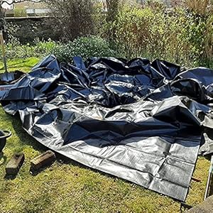 Telo per Laghetto in HDPE: Rivestimento Pieghevole per Stagni, Giardini Acquatici, Piscine e Fontane - Misure: 1x4m, 2x3m, 2x8m, 3x7m, 4x10m, 5x8m, 7x7m
 - immagine 2