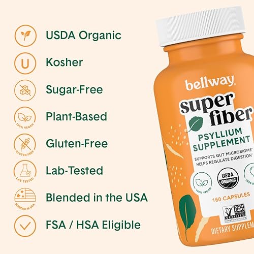 Miniatura 5 de Bellway Super Fiber Powder + Fruit, Cápsulas de fibra de piña y maracuyá