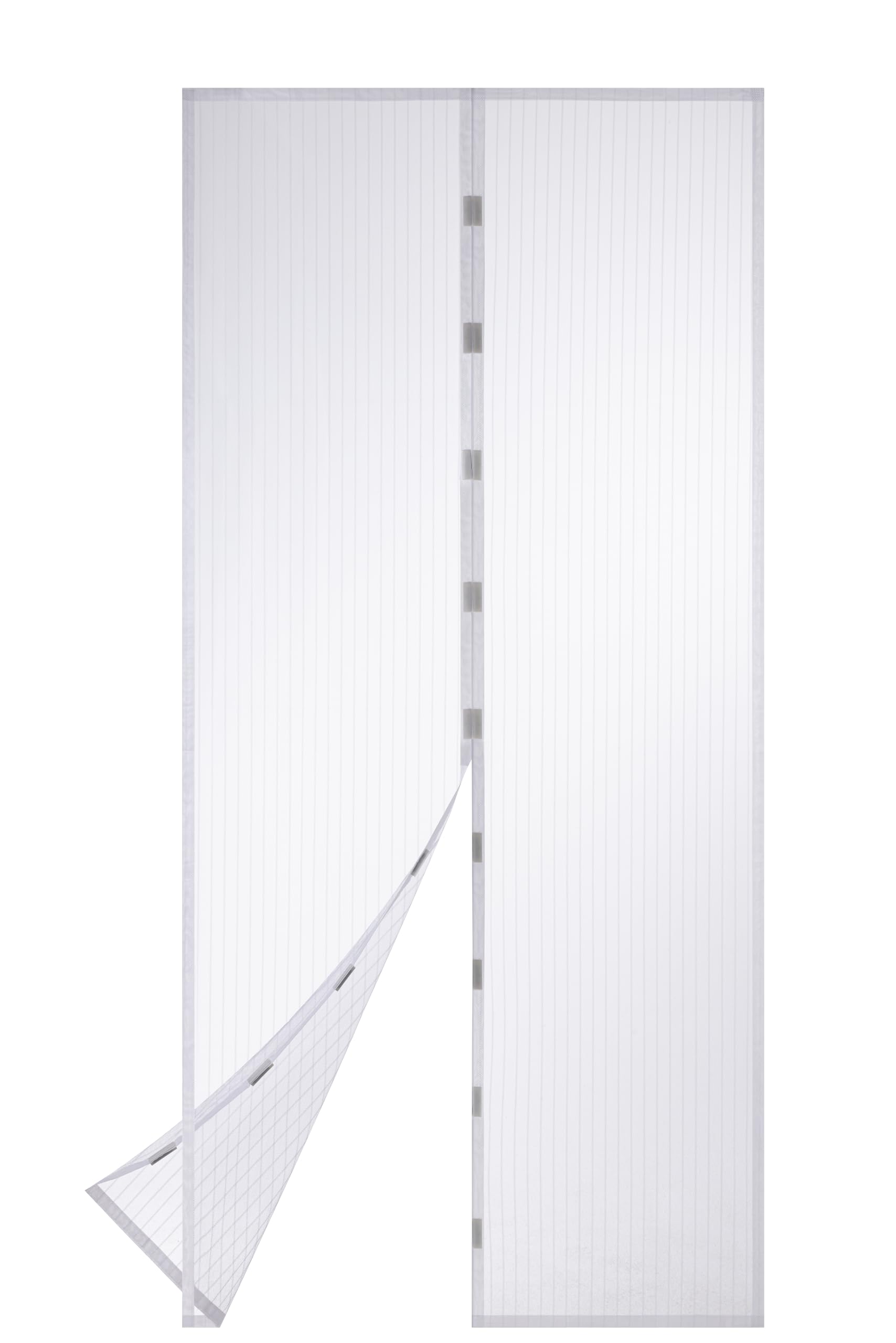 EASYmaxx Fly Screen Door with Magnetic Closure, 100 x 210 cm, Ideal for Balcony Door, Cellar Door & Patio Door, Easy Adhesive Installation, No Drilling & Screws, Can Be Cut to Size, Insect Protection