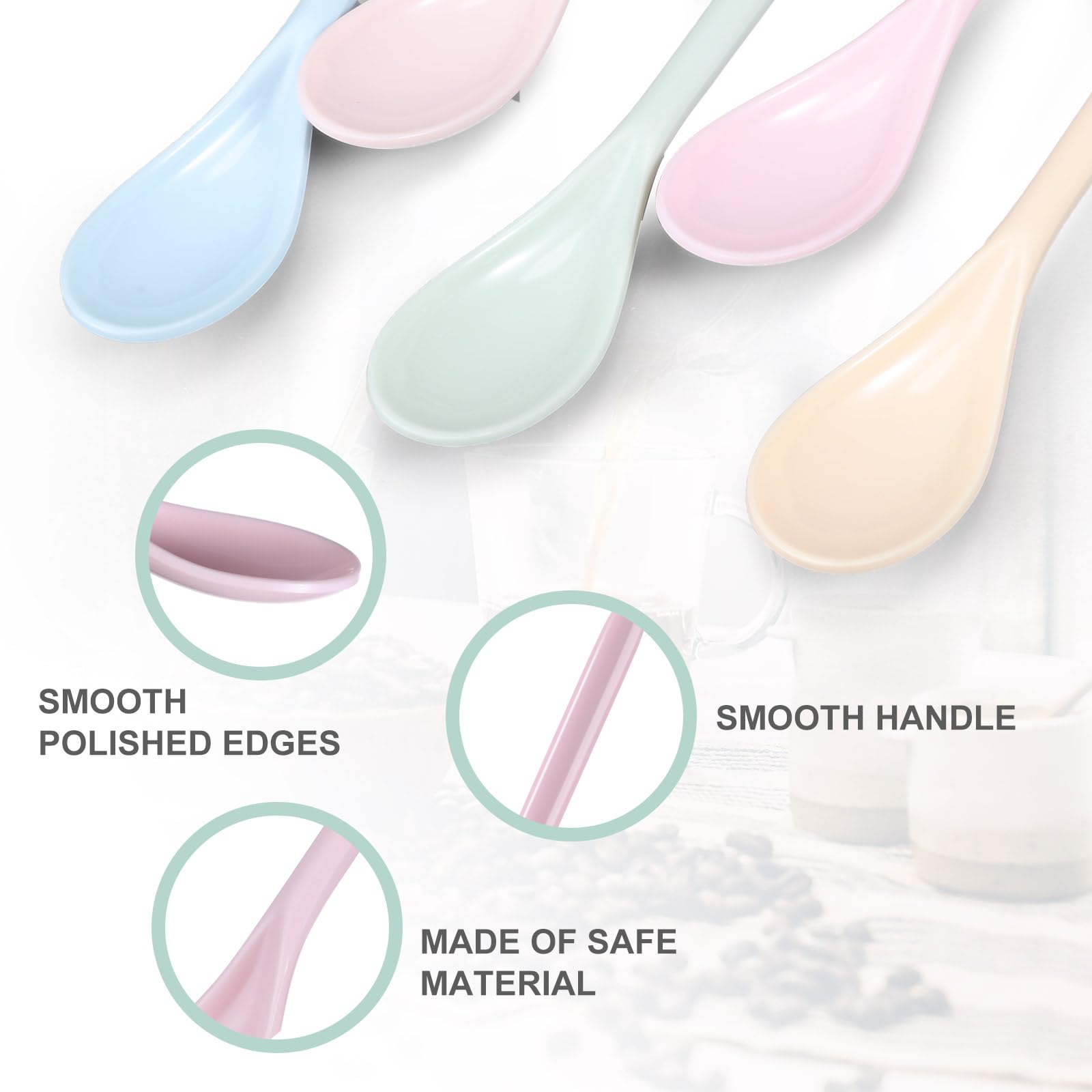 Amazon.co.jp: Lallisa ロングハンドルスプーン 10個 7.2インチ