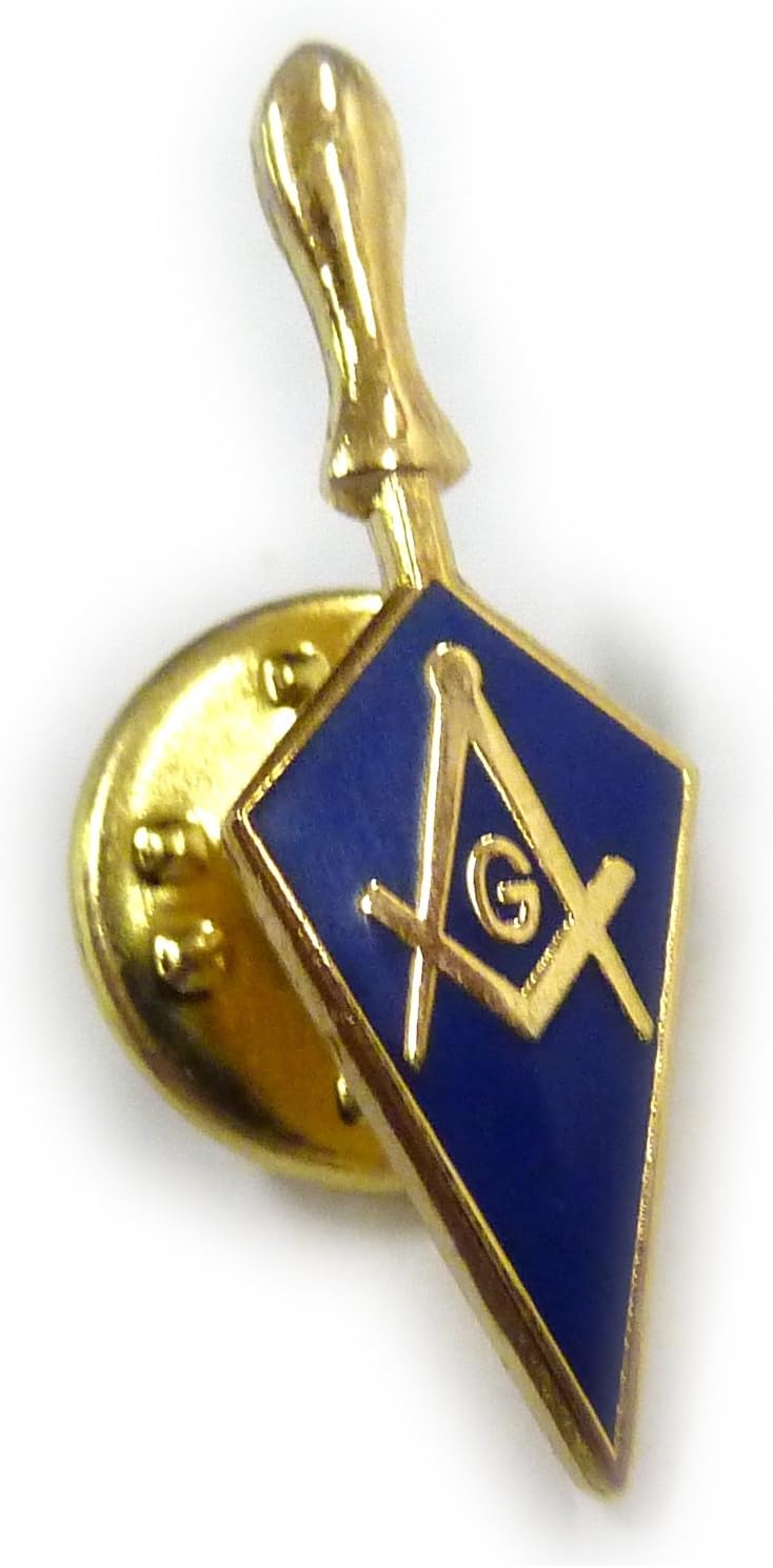 Trowel Masonic Freemason Tool Masonry Square Compass Lapel Pin